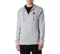 Diadora Hoodie FZ Core, Light Middle Gray Melange, XL Homme