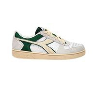 Diadora - Magic Basket Low Suede Leather Baskets - Homme - Chaussures - Blanc - Taille: 45 EU