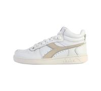 Diadora Magic Basketball Demi Leather WN Chaussures de Gymnastique pour Femme, Marbre Lilas Blanc, 39 EU