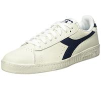 Diadora Mixte Game L Low Waxed Baskets, Blanc Bleu, 36.5 EU