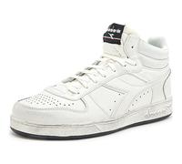 Diadora - Baskets moyennes - Magic Icona White White White en Cuir - Taille 40 - Blanc Blanc 40