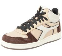 Diadora Mixte Magic Basket Demi Treated Chaussure de Gymnastique, Persimmon Beige Brown Java, 40.5 EU