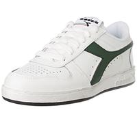 Diadora Mixte Magic Basket Low Icona Chaussure de Piste d'athltisme, Feuille Blanche, 42 EU