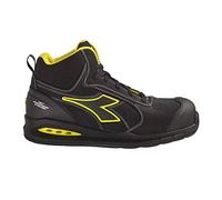 DIADORA Mixte Run Net Airbox Master Mid S3 SRC ESD Chaussure Bateau, Noir, 43 EU