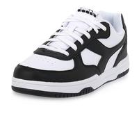 Diadora Mixte Raptor Low Chaussure de Gymnastique, White Black Black, 44 EU