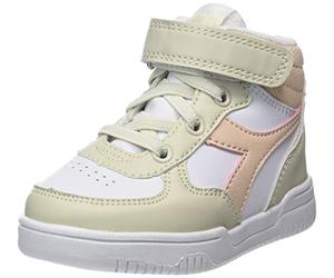 Diadora Raptor Mid TD, Chaussure de Gymnastique, White Bone/Pastel Rose Tan,