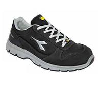 Diadora Run II Low S3 SRC ESD, Chaussure de Piste d'athlétisme Homme, Black, 46 EU