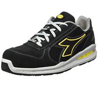 Diadora Run Net Airbox Low S3 SRC, Chaussure de Piste d'athlétisme Homme, Noir, 39 EU