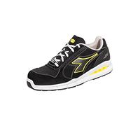 Diadora Run Net Airbox Low S3 SRC, Chaussure de Piste d'athlétisme Homme, Noir, 43 EU