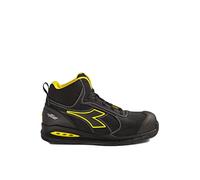 DIADORA Run Net AIRBOX Master Mid S3 SRC ESD, Bottes unisexes pour adultes, noir/noir, 41 EU, Noir, 41 EU