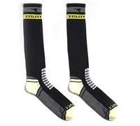Diadora TECHNICAL WIN Chaussettes de travail Noir/gris foncé Taille M