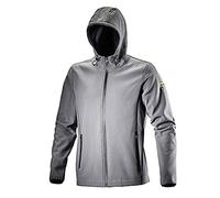 Diadora Utility 702.173554 Softshell Level ISO 13688:2013 Veste de travail, gris acier, tailles XS
