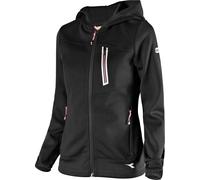 Diadora Utility Athena Ability, workwear zip hoodie women M Noir Noir
