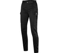 Diadora Utility Athena Cargo, pantalon de travail pour femmes 50 Noir Noir