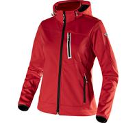 Diadora Utility Athena Softshell, veste de travail pour femmes L Rouge/Noir Rouge/Noir