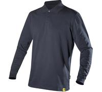 Polo de travail bleu marine manche longue ML ATLANTIS ORGANIC - Diadora - 17795460062 M