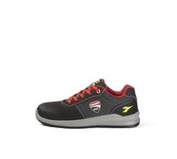 Diadora Utility Chaussures de sécurité Basses Ducati Speedy Race Low S3S FO SR SC MET Free - Noir/Rouge 44 - Chaussures de sécurité