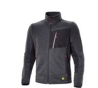 Diadora Utility Chicago, veste de travail L Gris Foncé/Noir Gris Foncé/Noir