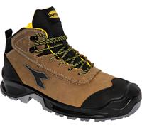 Diadora Utility Classic Mid S3S, bottes de sécurité unisexes 36 EU Marron/Noir Marron/Noir