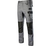 Diadora Utility Easywork Light Performance, pantalon de travail 4XL Gris/Noir Gris/Noir