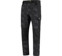 Diadora Utility Freedom Camo, pantalon de travail M Gris Foncé/Noir Gris Foncé/Noir