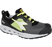 Diadora Utility Glove A.Box Low GH S1PS, chaussures de sécurité 45 EU Noir/Gris Foncé/Jaune Néon Noir/Gris Foncé/Jaune Néon