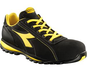 Diadora Utility Glove Low S3S, chaussures de sécurité unisexes 45 EU Noir/Jaune Noir/Jaune