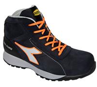 Diadora Utility Glove MDS Mid S3S, bottes de sécurité unisexes 42 EU Bleu Foncé/Orange Néon Bleu Foncé/Orange Néon