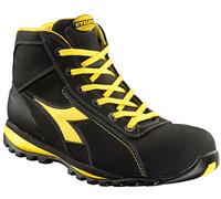 Diadora Utility Glove Mid S3S, bottes de sécurité unisexes 35 EU Noir/Jaune Noir/Jaune