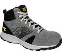 Diadora Utility Lite Mid S3S, bottes de sécurité unisexes 41 EU Gris/Noir Gris/Noir