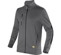 Diadora Utility Litework, veste de survêtement de travail unisex 3XL Gris/Noir Gris/Noir