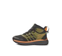 Diadora Utility Mixte Freedom Mid O6 SR Chaussure de Protection Incendie et de sécurité, Noir/Vert Olive, 44 EU