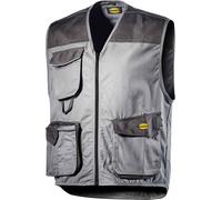 Diadora Utility Mover, gilet de travail M Gris/Gris Foncé Gris/Gris Foncé