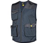 Diadora Utility Mover, gilet de travail S Bleu Foncé Bleu Foncé