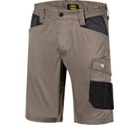 Diadora Utility Poly 2.0 Bermuda, pantalon de travail M Marron Clair/Noir Marron Clair/Noir