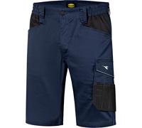 Diadora Utility Poly 2.0 Bermuda, pantalon de travail XL Bleu Foncé/Noir Bleu Foncé/Noir