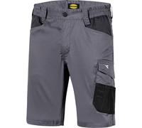 Diadora Utility Poly 2.0 Bermuda, pantalon de travail XXL Gris Foncé/Noir Gris Foncé/Noir
