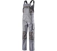 Diadora Utility Poly Bib, salopette de travail L Gris/Gris Foncé Gris/Gris Foncé