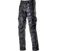 Diadora Utility Ripstop Camo, pantalon cargo workwear XXL Gris/Gris Foncé/Noir Gris/Gris Foncé/Noir