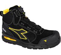 Chaussures de sécurité hautes RUN A.BOX MSTR BOA MID S3S FO SR SC ESD noires DIADORA - 44