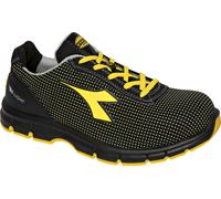 Diadora Utility Run Atom Low S3S, chaussures de sécurité unisexe 43 EU Noir/Jaune Noir/Jaune