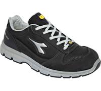 Diadora Utility Run Low S3S, chaussures de sécurité unisexes 36 EU Noir/Gris Clair Noir/Gris Clair