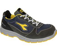 Diadora Utility Run Low S3S, chaussures de sécurité unisexes 44 EU Gris Foncé/Bleu Foncé/Jaune Gris Foncé/Bleu Foncé/Jaune