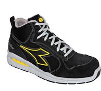Diadora Utility Run Net AB Mid S3S, bottes de sécurité unisexes 47 EU Noir Noir