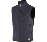 Diadora Utility Shadow, gilet de travail S Gris Foncé/Noir Gris Foncé/Noir