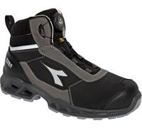 Diadora Utility Shark Mid S3S, bottes de sécurité 46 EU Noir/Gris Foncé Noir/Gris Foncé