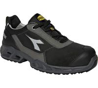 Diadora Utility Shark SI Low Leather S3S, chaussures de sécurité 35 EU Noir/Gris Foncé Noir/Gris Foncé