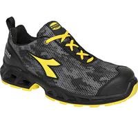 Diadora Utility Shark SI Low S3S, chaussures de sécurité unisexe 41 EU Noir/Gris/Jaune Noir/Gris/Jaune