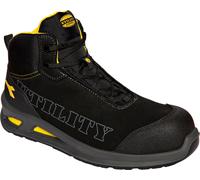 Diadora Utility Smart Softbox Mid S3L, bottes de sécurité unisex 41 EU Noir/Jaune Noir/Jaune