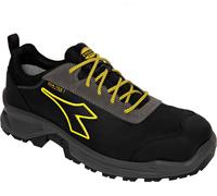 Diadora Utility Sport Low S7S, chaussures de sécurité Dia-tex un 37 EU Noir/Gris Foncé/Jaune Noir/Gris Foncé/Jaune